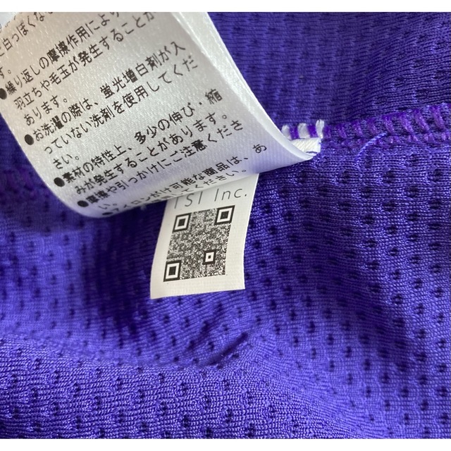 新品 パーリーゲイツ ジャックバニー アートピケボタンダウンシャツ(4)M/紫 6