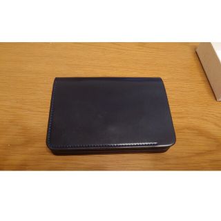 forme short wallet cordovan navy 新品未使用(折り財布)