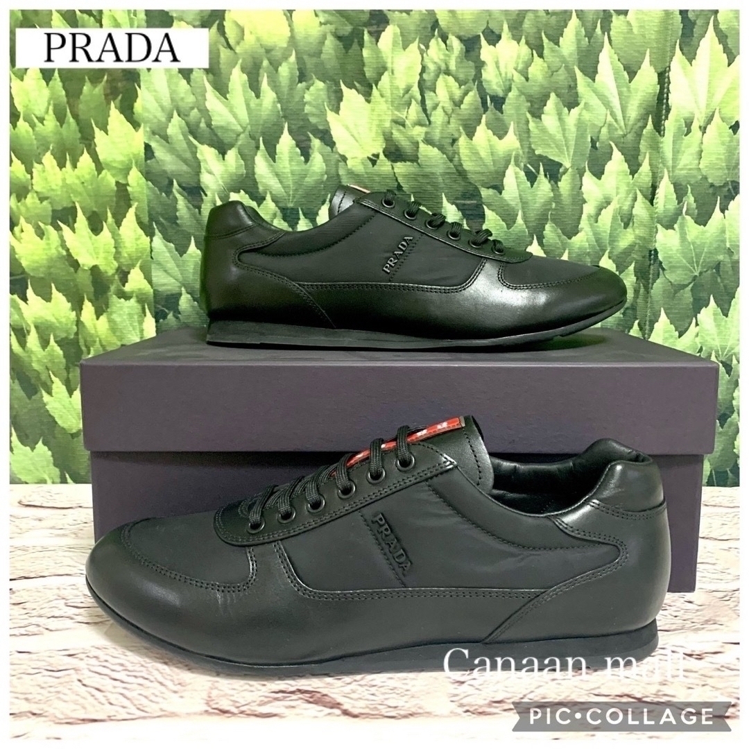 【極美品26.5cm】PRADA スニーカー　黒