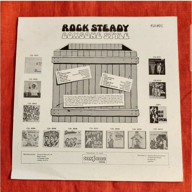 ROCK STEADY COXSONE STYLEの通販 by ろーれらい's shop|ラクマ ROCK STEADY COXSONE STYLEの通販 by ろーれらい's shop|ラクマ