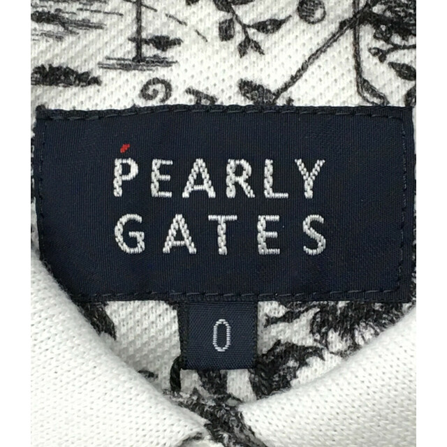 PEARLY GATES(パーリーゲイツ)の美品 パーリーゲイツ PEARLY GATES 半袖ポロシャツ レディース 0 レディースのトップス(ポロシャツ)の商品写真