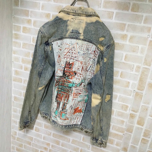 ZARA - 【超激レア】ZARA×バスキア 絵画 ダメージ加工 伝説コラボ
