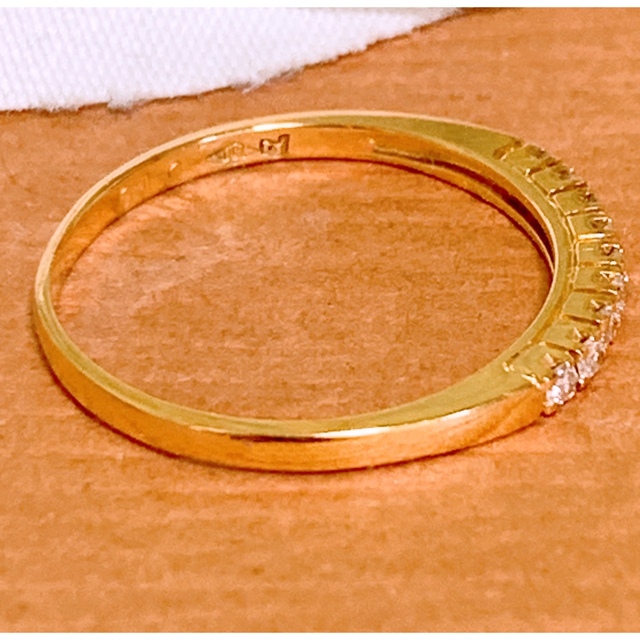 D0.10CT✨k18ダイヤリング k18エタニティダイヤリング | myglobaltax.com