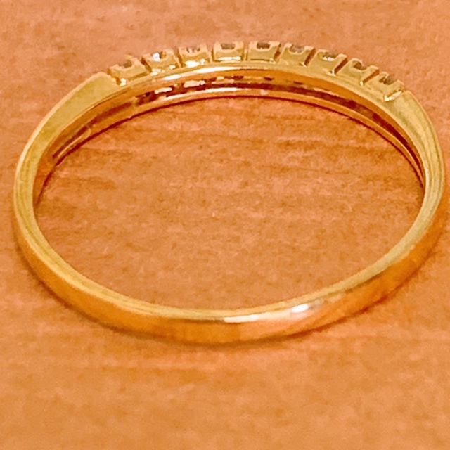 D0.10CT✨k18ダイヤリング k18エタニティダイヤリング | myglobaltax.com