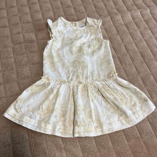 プチバトー(PETIT BATEAU)の美品☆petit bateau 花柄ワンピース　24m/86cm(ワンピース)