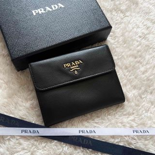 プラダ(PRADA)の美品 PRADA プラダ 2つ折り財布(財布)