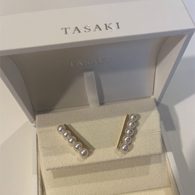 本物★直営店購入★TASAKIタサキ バランス プラス イヤリング ピアス YG 5