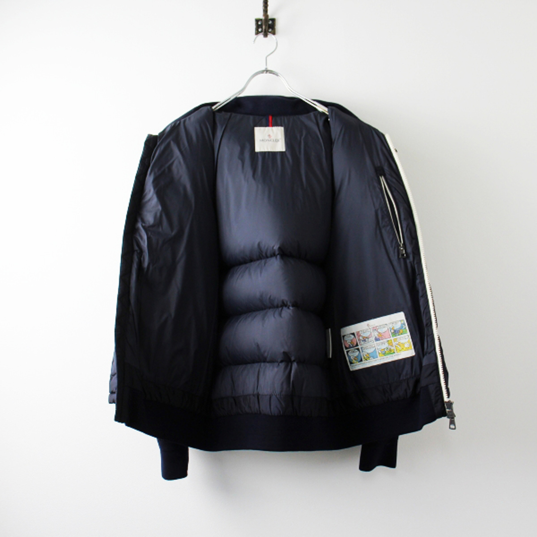 人気アイテム MONCLER モンクレール RABELAIS ウール X ナイロン ダウンジャケット 3/ダークネイビー アウター 男性【2400012640528】