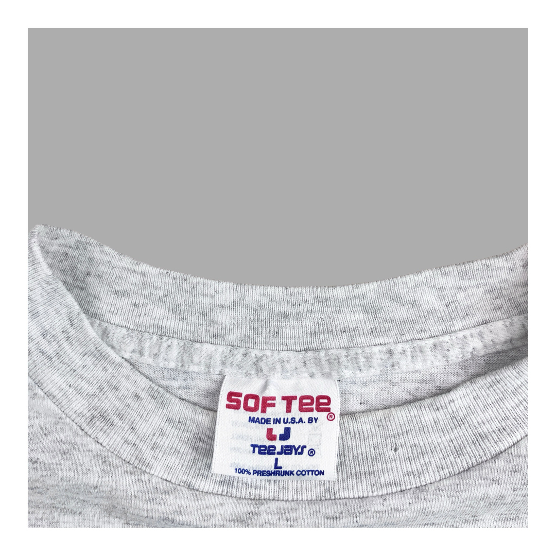Hanes(ヘインズ)の90s USA製 ヴィンテージTシャツ ボストン シングルステッチ 霜降りグレー メンズのトップス(Tシャツ/カットソー(半袖/袖なし))の商品写真