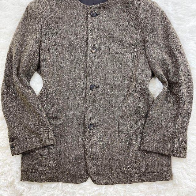 極美品 1994AW⭐️イッセイミヤケメン ツイード ノーカラージャケット