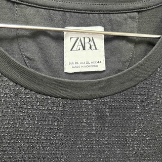 ザラ(ZARA)のZARA★黒キラキラTシャツ(Tシャツ/カットソー(半袖/袖なし))