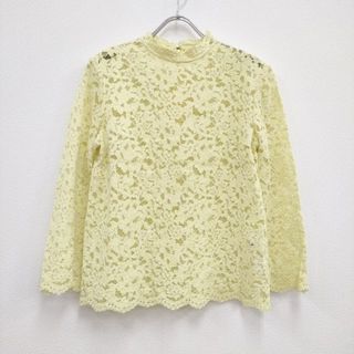 シンゾーン(Shinzone)のShinzone LACE TOP サイズ36 ブラウス イエロー レディース シンゾーン【中古】3-0324M♪(シャツ/ブラウス(長袖/七分))