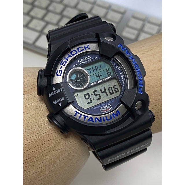 G-SHOCK/時計/ビンテージ/フロッグマン/DW-9900/限定/ブルー/黒-