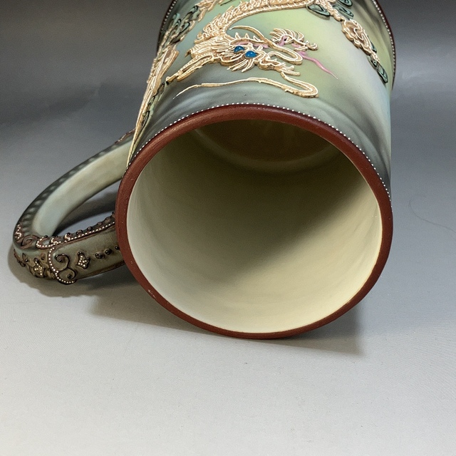 ☆希少☆高さ14cm オールドノリタケ コップ ドラゴン 盛り上げWW1822
