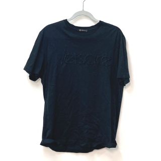 ヴェルサーチ(VERSACE)のヴェルサーチ VERSACE ロゴ アパレル トップス 半袖Ｔシャツ コットン ブラック(Tシャツ/カットソー(半袖/袖なし))