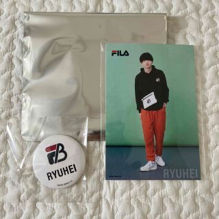 BE:FIRST × FILA 缶バッジ ポストカード 竜平(アイドルグッズ)