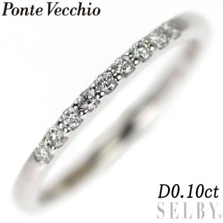 ポンテヴェキオ(PonteVecchio)のポンテヴェキオ K18WG ダイヤモンド リング 0.10ct(リング(指輪))