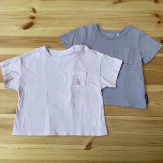 ユニクロ(UNIQLO)のUNIQLO 西松屋80サイズTシャツ2枚セット(Ｔシャツ)