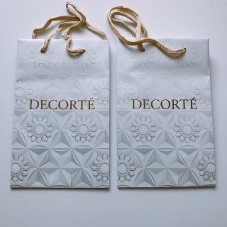 コスメデコルテ(COSME DECORTE)のDECORTE⚜️ショッパー 2枚(ショップ袋)