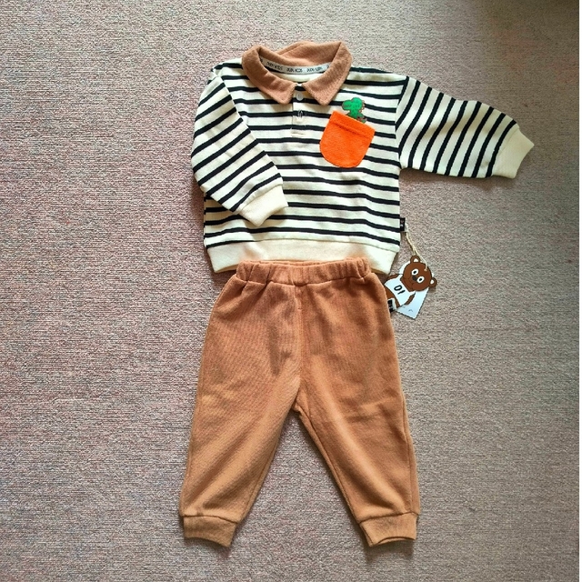 新品未使用　キッズ服上下セット　サイズ90 キッズ/ベビー/マタニティのキッズ服男の子用(90cm~)(その他)の商品写真