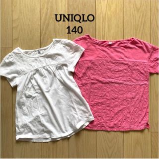 ユニクロ(UNIQLO)の半袖　Tシャツ　ユニクロ　140(Tシャツ/カットソー)