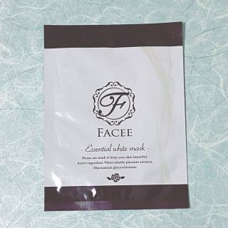 FACEE エッセンシャルホワイトマスク 1枚入(パック/フェイスマスク)