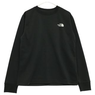 ザノースフェイス(THE NORTH FACE)のTHE NORTH FACE ザノースフェイス L/S Free Run Rib Crew NTW62193 フリーラン リブ クルーネックロングスリーブカットソー 長袖Tシャツ ブラック レディース(Tシャツ(長袖/七分))