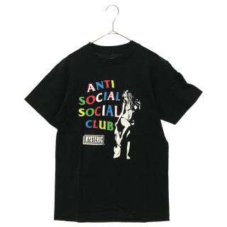 アンチソーシャルソーシャルクラブ(ANTI SOCIAL SOCIAL CLUB)のANTI SOCIAL SOCIAL CLUB アンチソーシャルソーシャルクラブ 20SS×HYSTERIC GLAMOUR ヒステリックグラマー ロゴプリント半袖 Tシャツ カットソーブラック(Tシャツ/カットソー(半袖/袖なし))