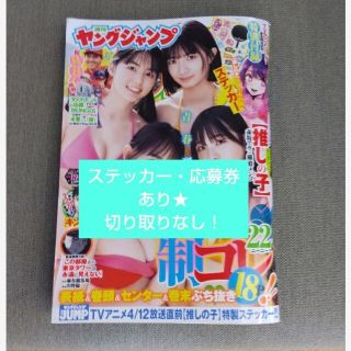 シュウエイシャ(集英社)のヤングジャンプ19号⭐️ステッカー・応募券あり❗切り取りなし❗️(青年漫画)