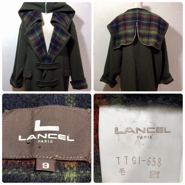 LANCEL(ランセル)のLANCEL ユニセックス マント ロングコート レディースのジャケット/アウター(ロングコート)の商品写真