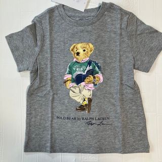 ラルフローレン(Ralph Lauren)の24m90cm     新作　ラルフローレン Tシャツ　ベア　グレー(Tシャツ/カットソー)