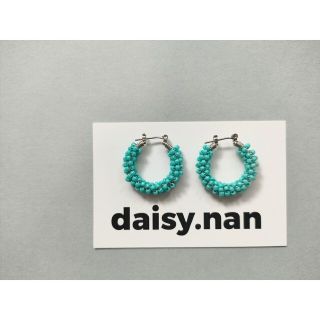 トゥデイフル(TODAYFUL)のbig turquoisebeadsピアス(ピアス)