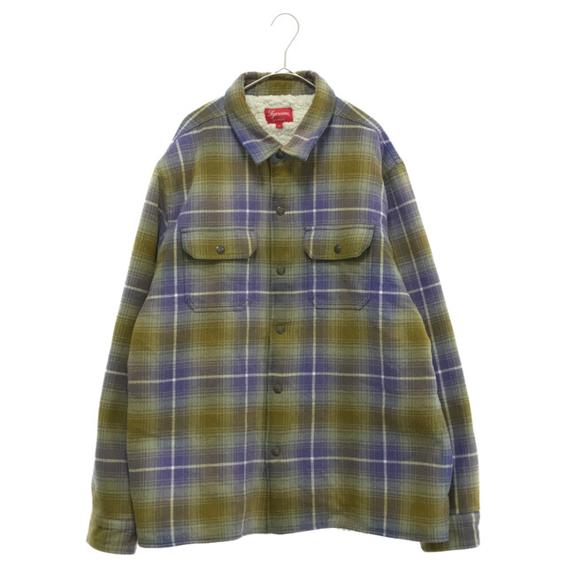 SUPREME シュプリーム 22AW Shearling Lined Flannel Shirt シアリング