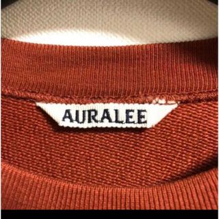 オーラリー(AURALEE)の  AURALEE SWEAT BRICK RED 18SS(スウェット)