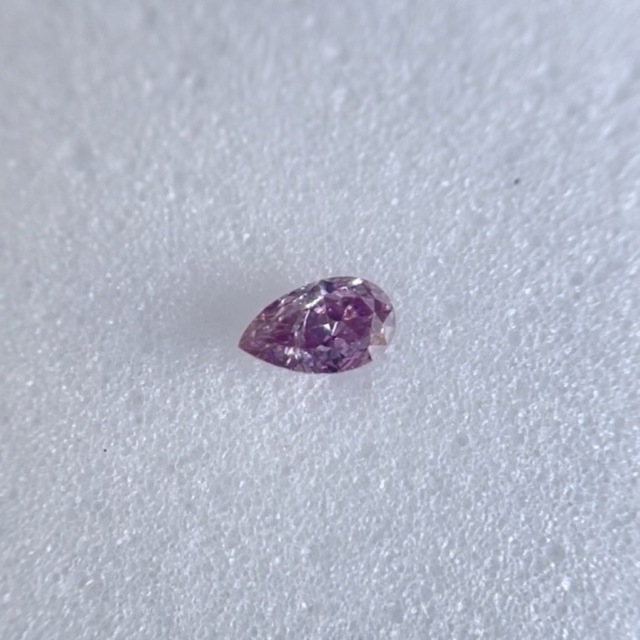 2022年春夏再入荷 PURPLE 0.131ct DEEP 天然ピンクダイヤFANCY PINK
