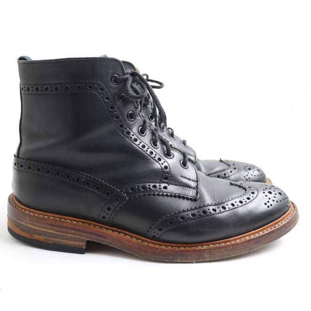 Tricker's Burton（黒）uk8.5 ツリー付き | www.innoveering.net