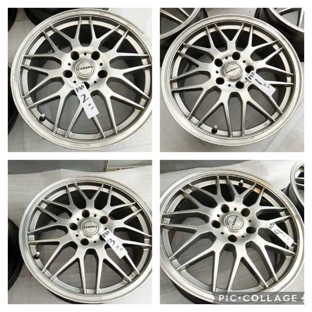 ASAメッシュホイール 17インチ 7J +38 5穴 5H PCD 114.3-