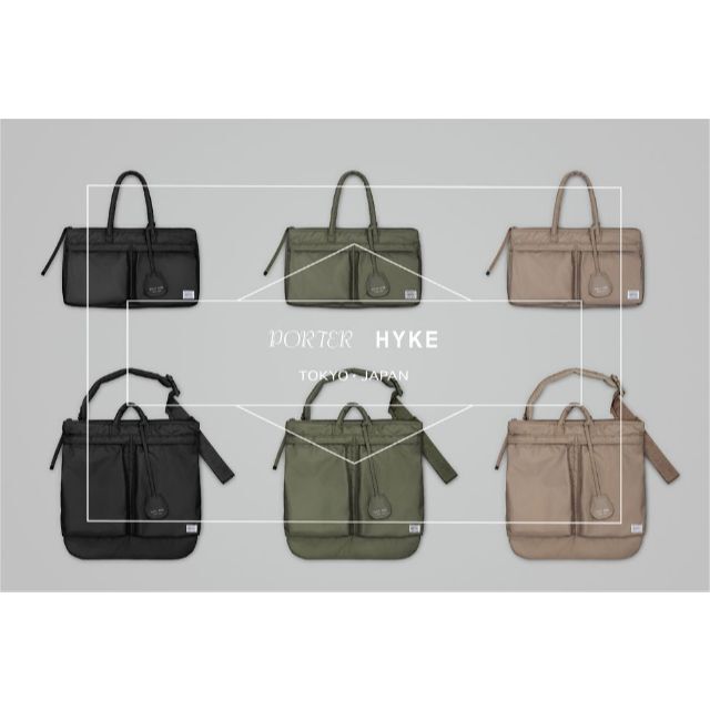 HYKE - 【未使用】HYKE x Porter ヘルメットバッグ（ラージ、黒）の ...