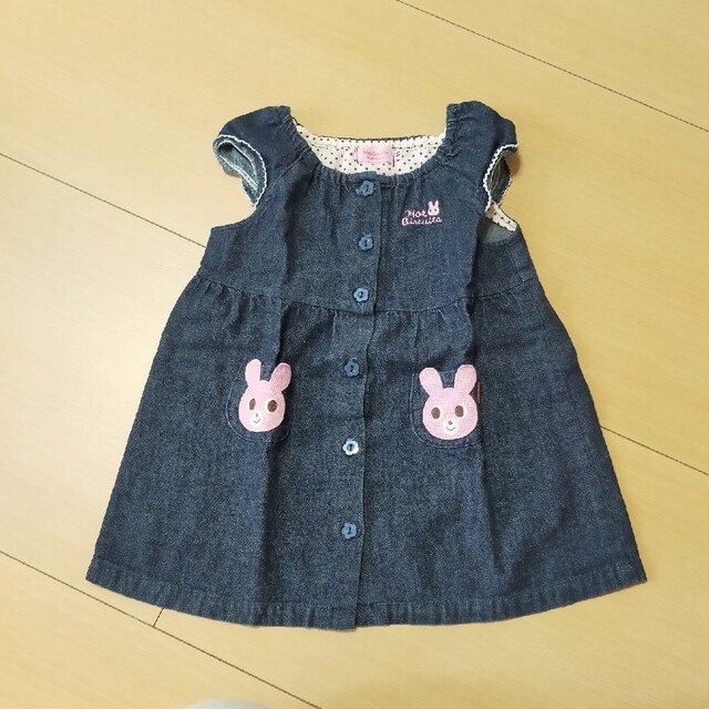 mikihouse(ミキハウス)のミキハウス ワンピース キッズ/ベビー/マタニティのキッズ服女の子用(90cm~)(ワンピース)の商品写真