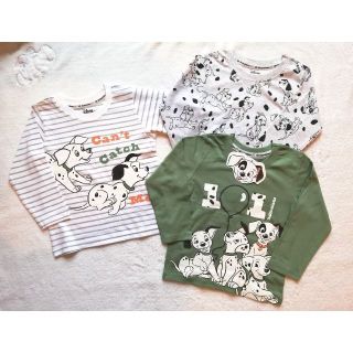 ディズニー(Disney)のSale!Primark Disney 101匹わんちゃん長袖3P 12-18M(シャツ/カットソー)