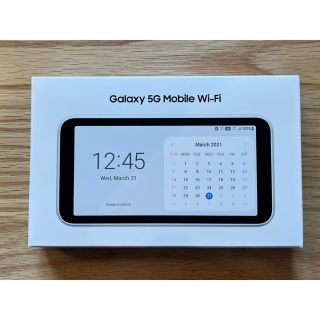 ギャラクシー(Galaxy)の【新品未使用/未開封】Galaxy 5G Mobile WiFi SCR01(その他)