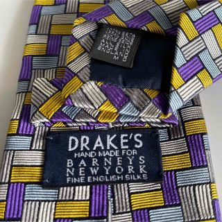 定価2.8万　50%OFF Drake’s 英国製 ネクタイ　ハンドメイド