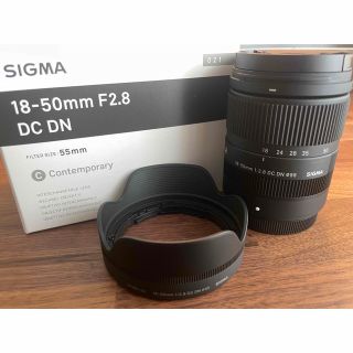 シグマ(SIGMA)の【美品】sigma 18-50mm F2.8 DC DN xマウント(レンズ(ズーム))