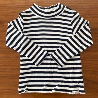 子供　長袖Tシャツ　ボーダー　タートルネック　サイズ95㎝(Tシャツ/カットソー)