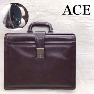 ✨️美品✨️ace ビジネスバッグ ブリーフケース オールレザー ブラック