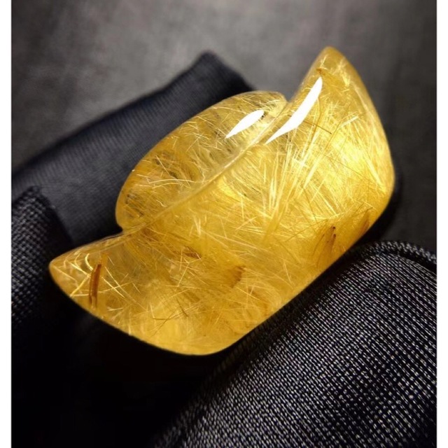 ⭐︎【天然】ゴールド ルチル クオーツ ルース 13.3g recamin.cl