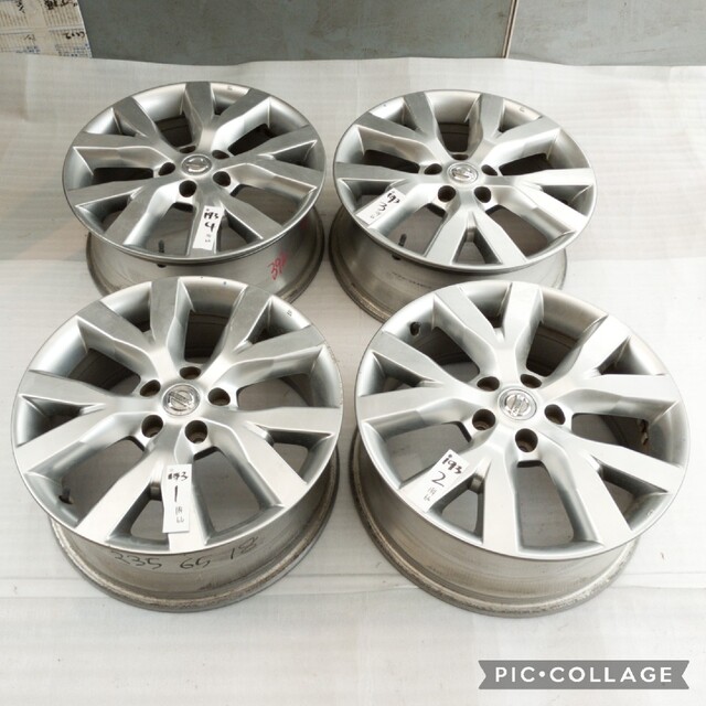 日産 Z51 後期 ムラーノ純正18インチホイール 4本セット 7.5J +50の
