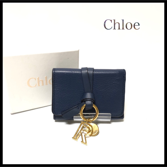 グリーン・ホワイト系 完成品♪ 【美品】Chloeクロエアルファベット三