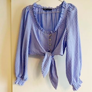 ザラ(ZARA)のZARA トップス　USA Mサイズ(シャツ/ブラウス(長袖/七分))