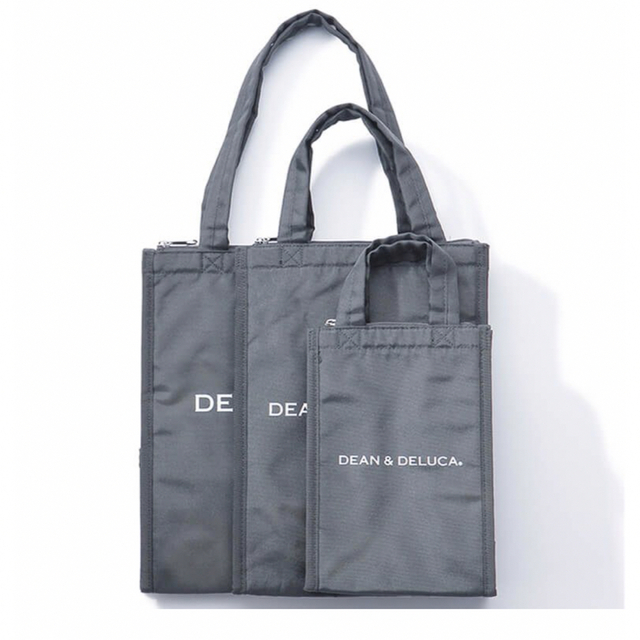 DEAN & DELUCA(ディーンアンドデルーカ)のDEAN & DELUCA クーラーバッグ オンライン 限定 グレー S 新品 レディースのバッグ(トートバッグ)の商品写真